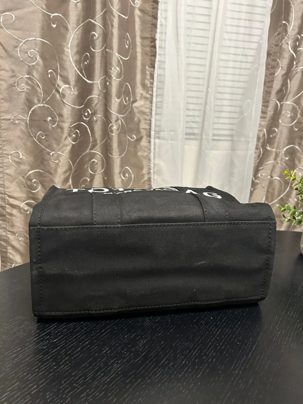 Marc Jacobs Black 'The Tote Bag' Canvas Duffel